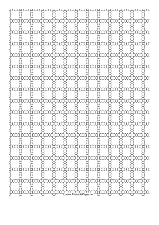 Circles In Grid Pattern Block Templates Printable pdf
