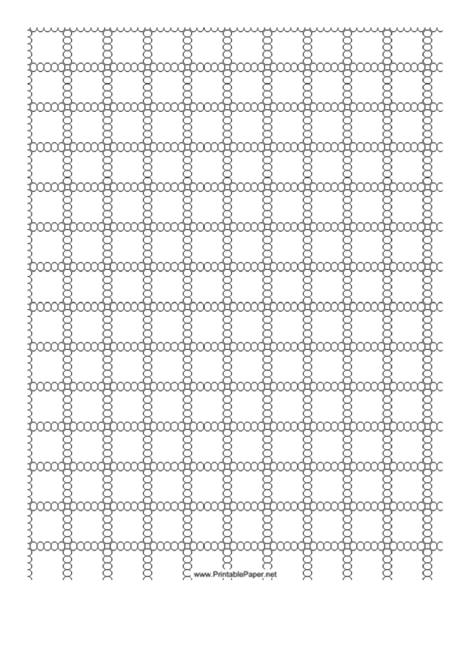 Circles In Grid 5 Side Printable pdf