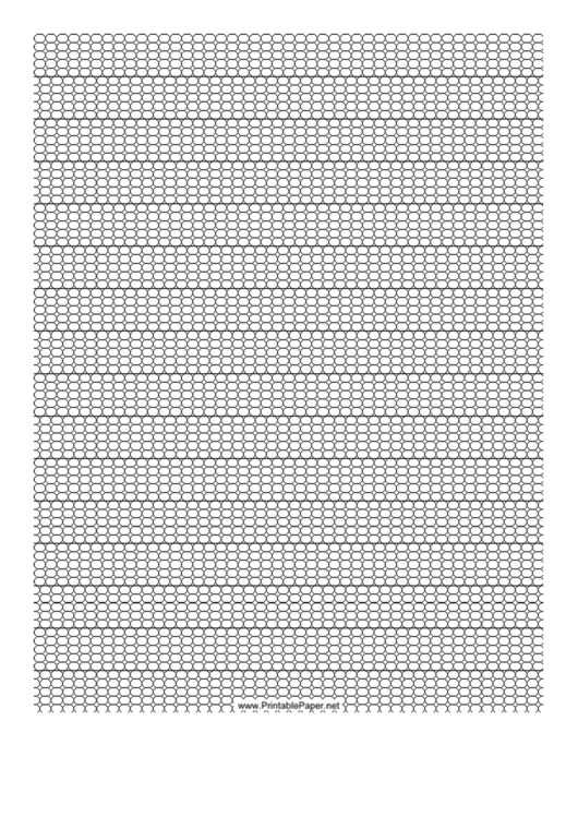 Ellipses Horizontal Rows 5 Wide Pattern Block Templates Printable pdf