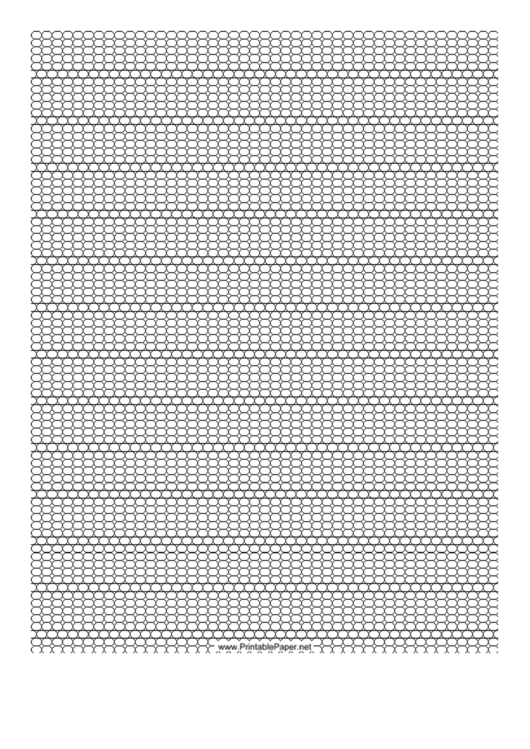 Ellipses Horizontal Rows 5 Wide Pattern Block Templates Printable pdf