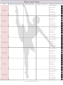 Dance Goal Chart