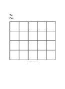 Goal Chart (blank Grid)