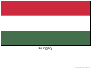 Hungary Flag Template