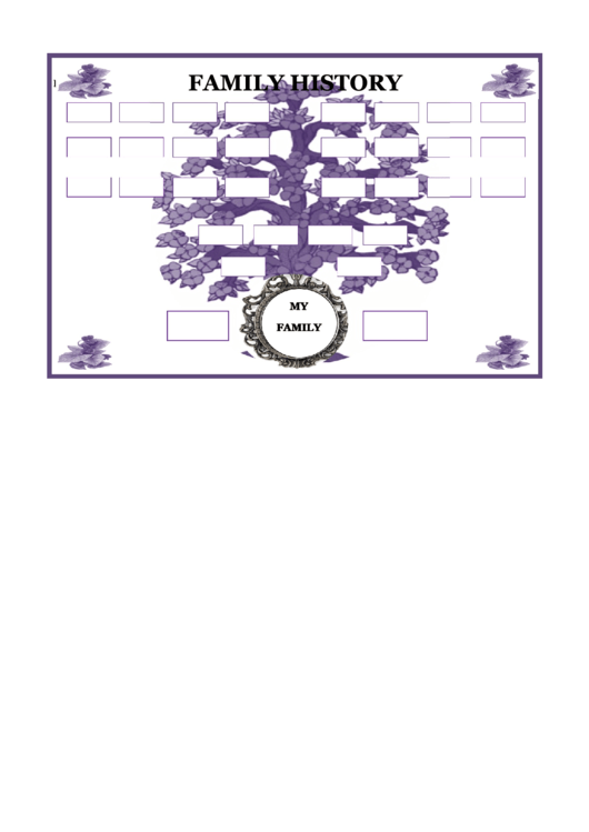 Family History Tree Template Printable pdf