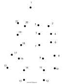 Pine Tree Dot-to-dot Sheet