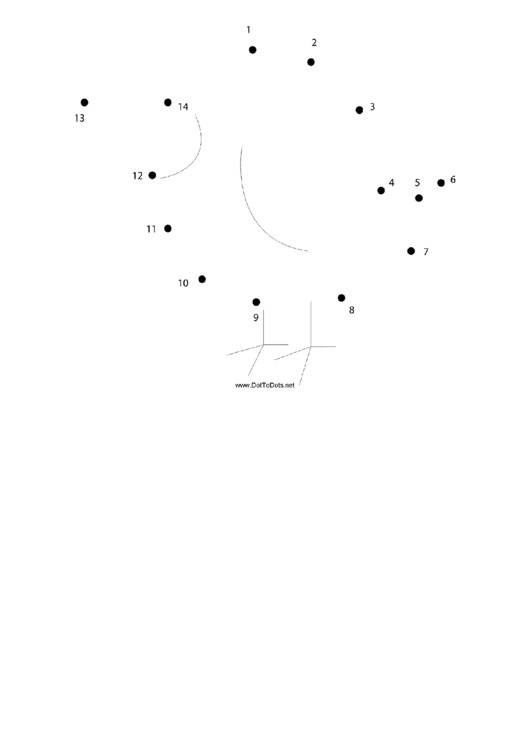 Bird In Tree Dot-To-Dot Sheet Printable pdf