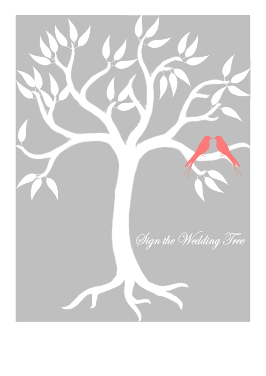 Sign The Wedding Tree Printable pdf
