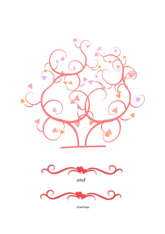 Wedding Tree Template Printable pdf