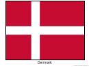 Denmark Flag Template