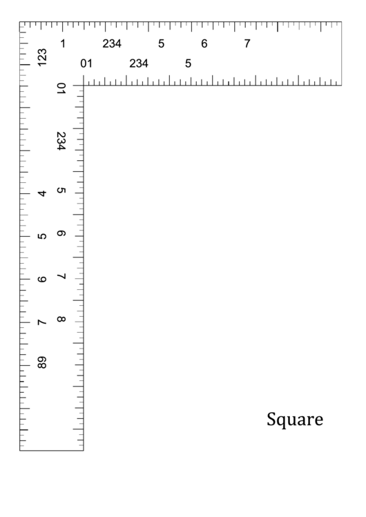 L Shaped Ruler Template Printable pdf