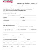 Ctva Supervision Course Enrollment Form