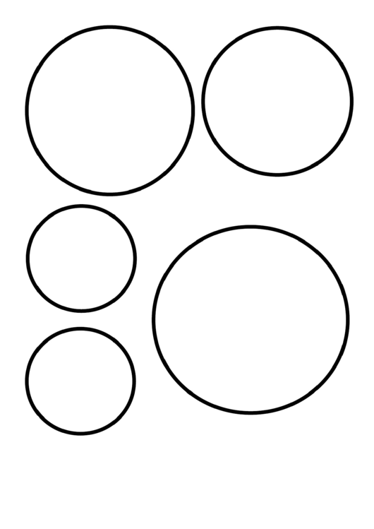 Applique Circle Templates Printable