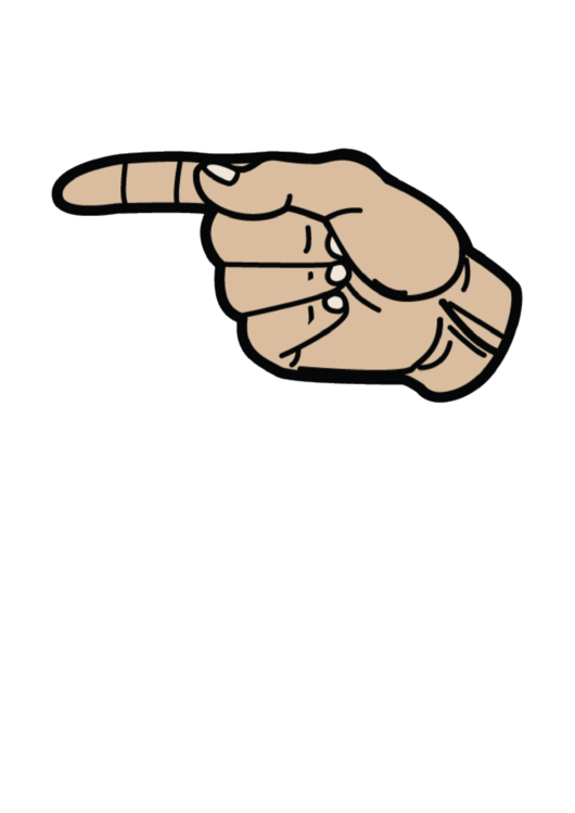Letter G Sign Language Template - Filled Printable pdf