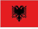 Albania Flag Template