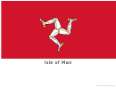 Isle Of Man Flag Template