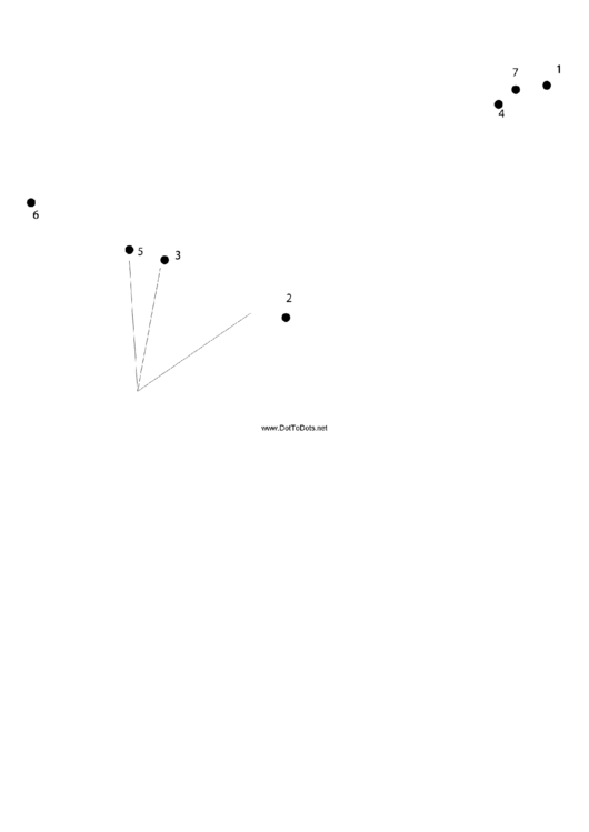 Simple Paper Airplane Dot-To-Dot Sheet printable pdf download