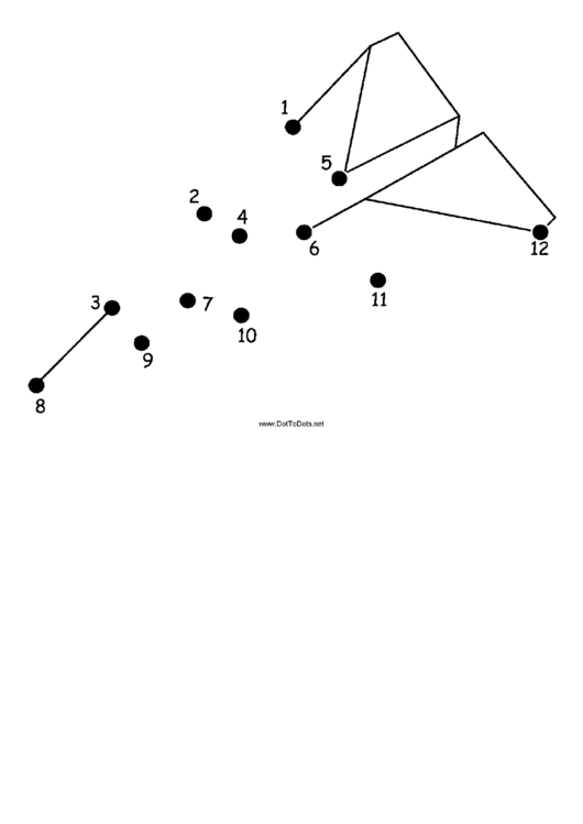 Paper Airplane Dot-To-Dot Sheet Printable pdf