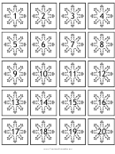 16 Per Page Snowflake Template