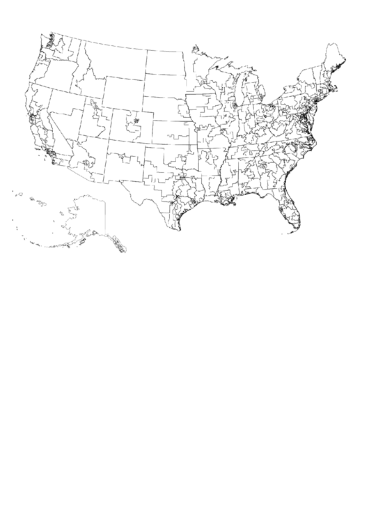 Us Congressional Districts Printable pdf