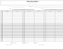 Chess Score Sheet Template