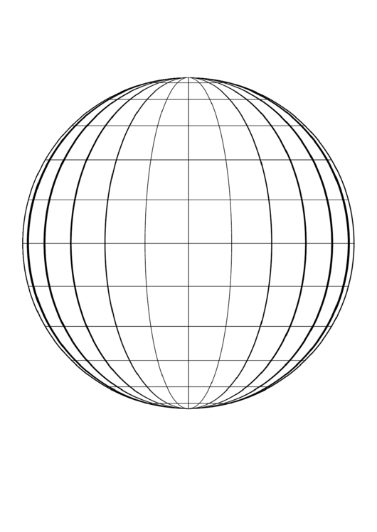 Globe Template Printable Pdf Download