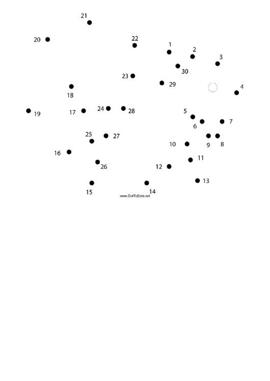 Squirrel Dot-To-Dot Sheet Printable pdf