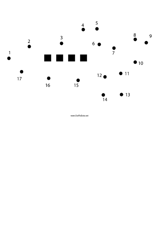 Airplane Dot-To-Dot Sheet Printable pdf