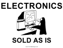 Electronics Sold As Is