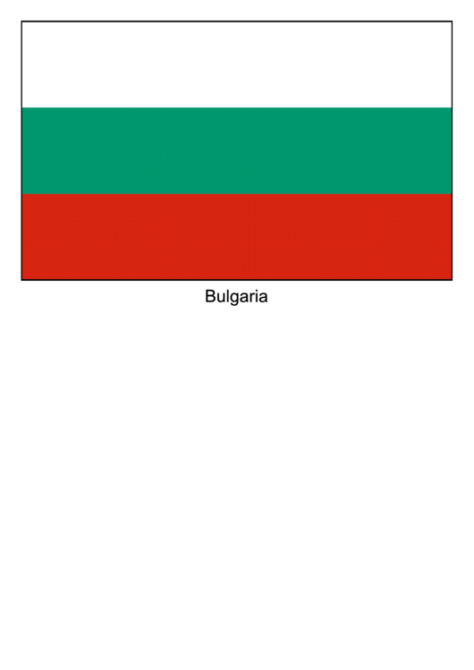 Bulgaria Flag Template
