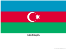 Azerbaijan Flag Template