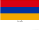 Armenia Flag Template