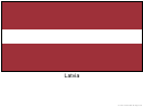 Latvia Flag Template