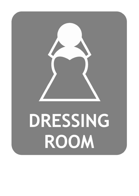 Bridal Dressing Room Sign Template Printable pdf