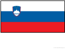 Slovenia Flag Template