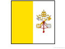 Vatican City Flag Template