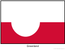 Greenland Flag Template