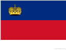 Liechtenstein Flag Template