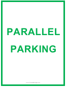 Parallel Parking Sign