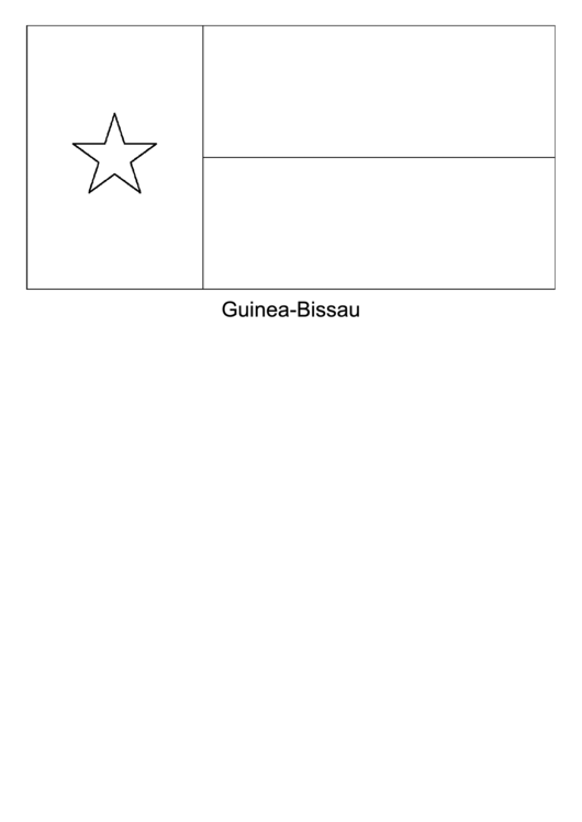 Guinea Bissau Flag Template