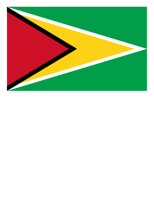 Guyana Flag Template Printable pdf