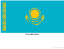 Kazakhstan Flag Template