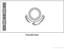 Kazakhstan Flag Template