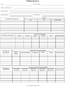 Polling Report Template