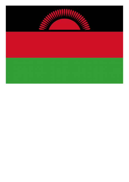 Malawi Flag Template