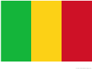 Mali Flag Template
