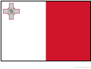Malta Flag Template