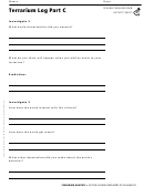 Terrarium Log Part C Biology Worksheet