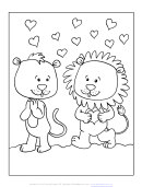 Valentines Day Coloring Sheet