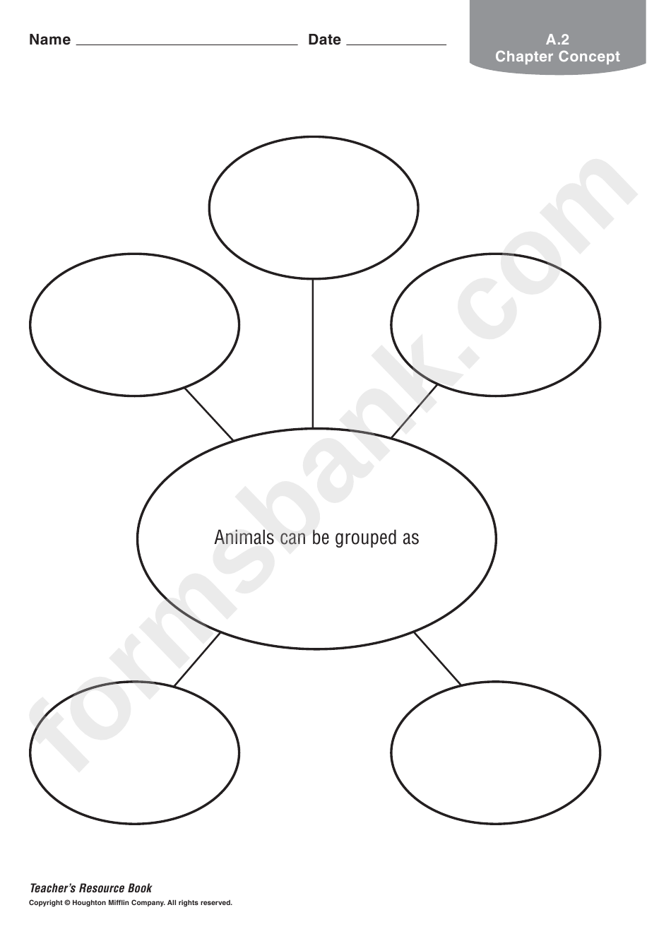 Animals Can Be Grouped As Biology Worksheet
