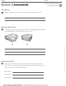 Section 5 Assessment Metamorphic Rocks And The Rock Cycle Geology Worksheet